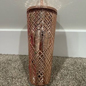 Brand New - never used! Starbucks Rose Gold Tumbler